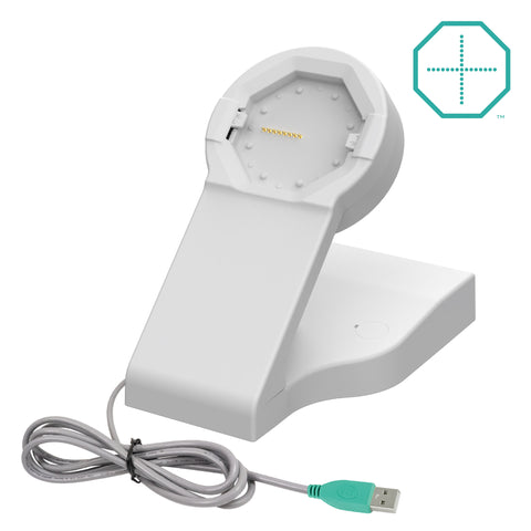 GDS® Uni-Conn™ Powered Desktop Dock with USB-A Power - Gray