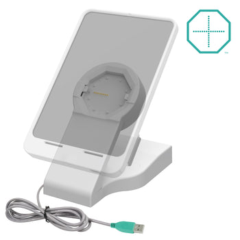 GDS® Uni-Conn™ Powered Desktop Dock with USB-A Power - Gray