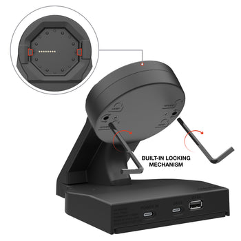 GDS® Uni-Conn™ Powered Desktop Dock with USB-C Power + Data