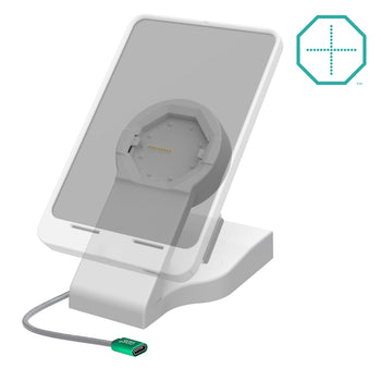 GDS® Uni-Conn™ Powered Desktop Dock with USB-C Female - Gray