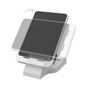GDS® Uni-Conn™ Powered Desktop Dock with USB-C Female - Gray