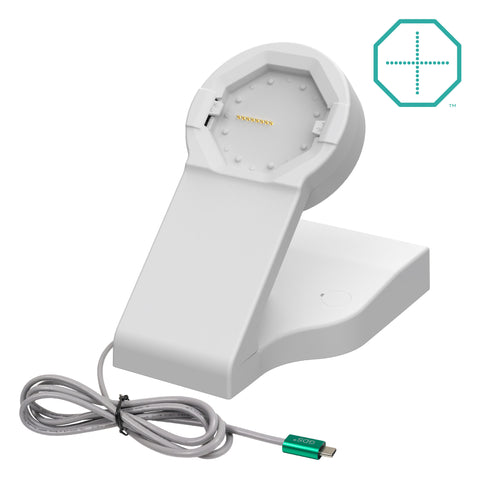 GDS® Uni-Conn™ Powered Desktop Dock with USB-C Male - Gray