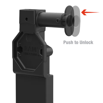 GDS® Uni-Conn™ Dock + USB-A & DB9 with Release Button