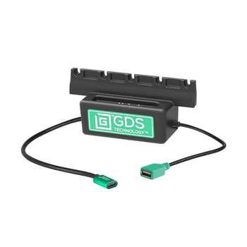 RAM-GDS-DOCK-V10PDU:RAM-GDS-DOCK-V10PDU_1:GDS Power + Single USB-A Dock Cup for IntelliSkin Next Gen Tablets