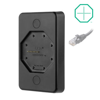 RAM-GDS-DOCK-W4-POEU:RAM-GDS-DOCK-W4-POEU_1:GDS Uni-Conn™ Powered Wall Dock with PoE