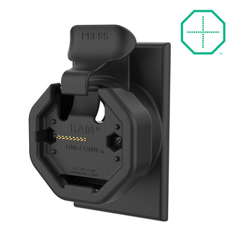 RAM-GDS-DOCK-W5-U3-POEU:RAM-GDS-DOCK-W5-U3-POEU_1:GDS Uni-Conn™ Powered Snap-In Wall Dock with PoE