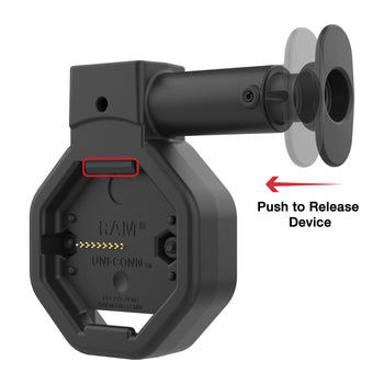 GDS® Uni-Conn™ Powered Wall Dock with PoE & Release Button