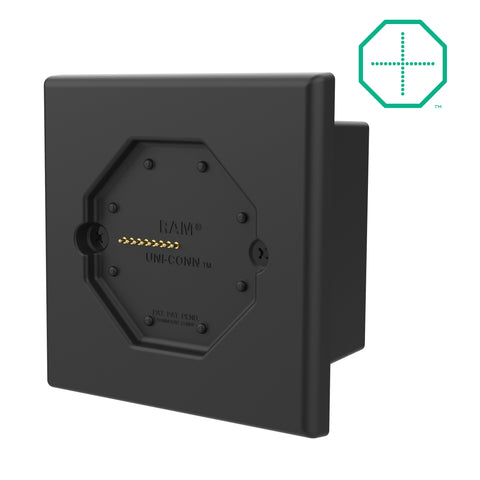 GDS® Uni-Conn™ Powered Low Profile Wall Dock with PoE (European Outlets)