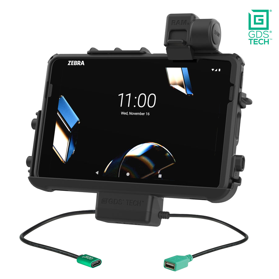 GDS® Thin-Dock™ + Data Dock for Zebra ET401 & ET4x 10" with IntelliSkin®