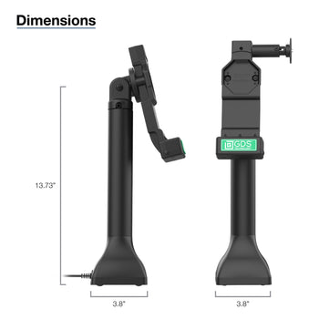 GDS® Uni-Conn™ 14" Locking Pedestal Dock with USB-C