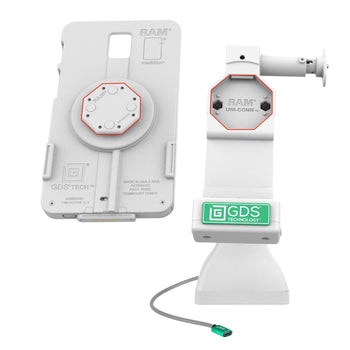 GDS® Uni-Conn™ 7" Locking Pedestal Dock with USB-C - Gray