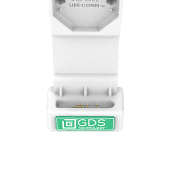 GDS® Uni-Conn™ 7" Locking Pedestal Dock with USB-C - Gray