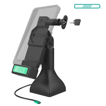 GDS® Uni-Conn™ 7" Locking Pedestal Dock with USB-C