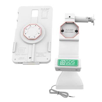 GDS® Uni-Conn™ 7" Locking Pedestal Dock with PoE - Gray