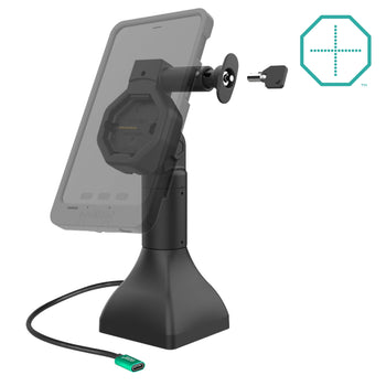 GDS® Uni-Conn™ Powered 7" Locking Pedestal Dock with USB-C