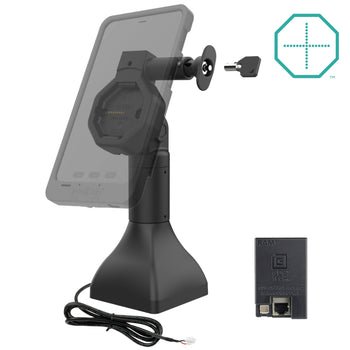 GDS® Uni-Conn™ Powered 7" Locking Pedestal Dock with PoE