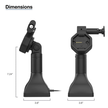 GDS® Uni-Conn™ Powered 7" Locking Pedestal Dock with PoE