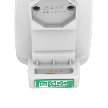 GDS® Uni-Conn™ Locking Tilt & Swivel Dock with USB-C - Gray