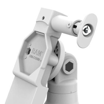 GDS® Uni-Conn™ Locking Tilt & Swivel Dock with PoE + Data - Gray