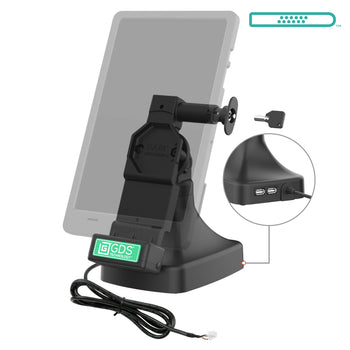 GDS® Uni-Conn™ Locking Tilt & Swivel Dock with PoE + Data