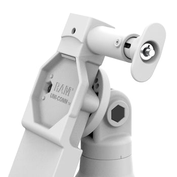 GDS® Uni-Conn™ Locking Tilt & Swivel Dock with PoE - Gray