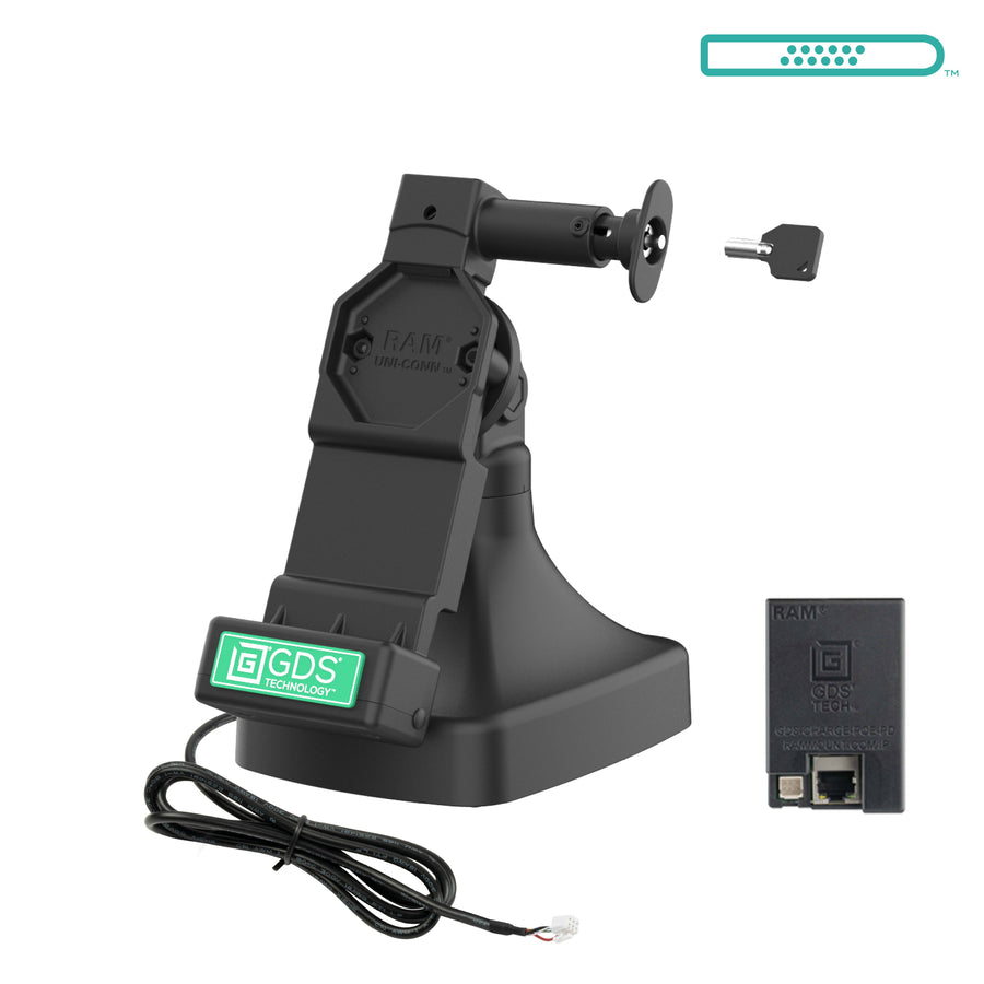 GDS® Uni-Conn™ Locking Tilt & Swivel Dock with PoE