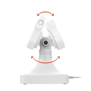 GDS® Uni-Conn™ Powered Locking Tilt & Swivel Dock with USB-C + Data Gray