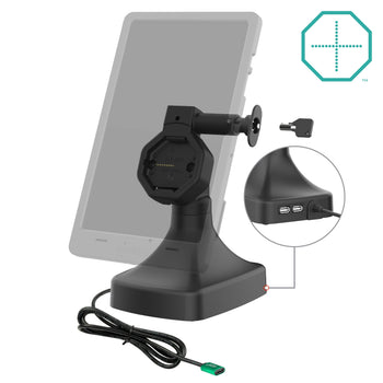 GDS® Uni-Conn™ Powered Locking Tilt & Swivel Dock with USB-C + Data