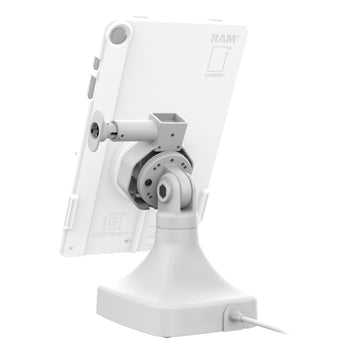GDS® Uni-Conn™ Powered Locking Tilt & Swivel Dock with USB-C - Gray