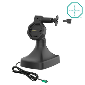 RAM-GDS-DOCKL-D14-U5C:RAM-GDS-DOCKL-D14-U5C_1:GDS Uni-Conn™ Powered Locking Tilt & Swivel Dock with USB-C