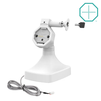 RAM-GDS-DOCKL-D14-U5E-GRY:RAM-GDS-DOCKL-D14-U5E-GRY_1:GDS Uni-Conn™ Powered Locking Tilt & Swivel Dock with PoE - Gray