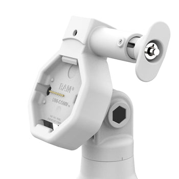 GDS® Uni-Conn™ Powered Locking Tilt & Swivel Dock with PoE - Gray