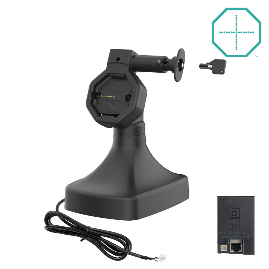 GDS® Uni-Conn™ Powered Locking Tilt & Swivel Dock with PoE