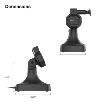 GDS® Uni-Conn™ Powered Locking Tilt & Swivel Dock with PoE