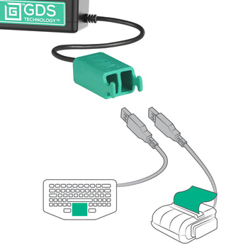 Locking GDS® Tough-Dock™ + Dual USB-A for Samsung Tab Active5 & 3