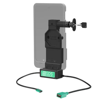 GDS® Uni-Conn™ Locking Dock + Single USB-A with Release Button