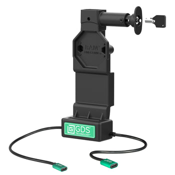 RAM-GDS-DOCKL-U4CP-CU:RAM-GDS-DOCKL-U4CP-CU_1:GDS Uni-Conn™ Locking Dock + Single USB-C with Release Button