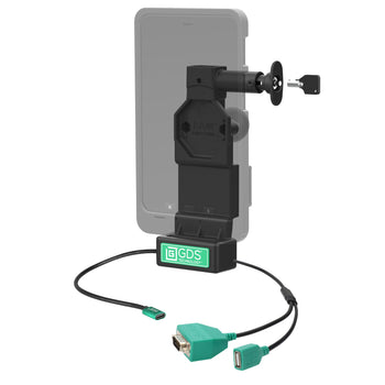 GDS® Uni-Conn™ Locking Dock + USB-A & DB9 with Release Button