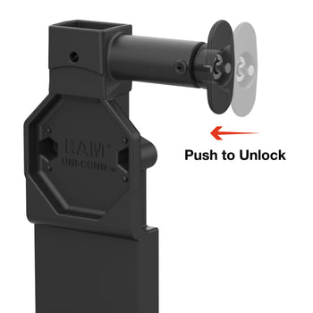 GDS® Uni-Conn™ Locking Dock + USB-A & RJ45 with Release Button