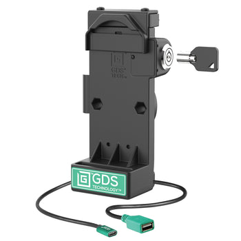 RAM-GDS-DOCKL-V12-U1CPDU:RAM-GDS-DOCKL-V12-U1CPDU_1:GDS Uni-Conn™ Locking Spring Loaded Power + Single USB-A Dock