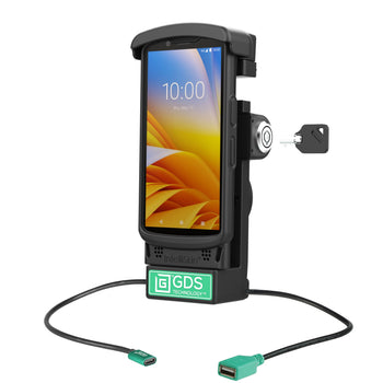 RAM-GDS-DOCKL-V12-ZE2434CPDU:RAM-GDS-DOCKL-V12-ZE2434CPDU_1:GDS Locking Powered Dock + USB-A for Zebra TC2x & TC5x