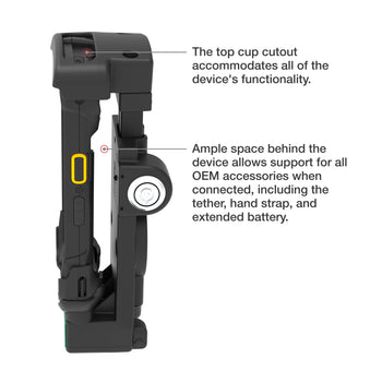 GDS® Locking Powered Dock for Zebra TC73/78 – RAM Mounts