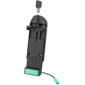 RAM-GDS-DOCKL-V3CU:RAM-GDS-DOCKL-V3CU_1:GDS Locking Vehicle Phone Dock with USB Type-C 3.1 for IntelliSkin