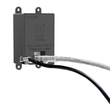 GDS® Uni-Conn™ Powered Locking Wall Dock with PoE - Gray