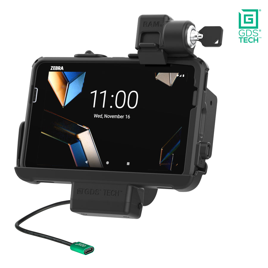 Locking GDS® Powered Dock for Zebra ET401 & ET4x 8" with IntelliSkin®