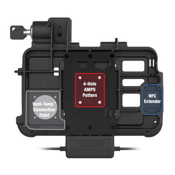 Locking GDS® Thin-Dock™ + Dual USB for Zebra ET401 8" with IntelliSkin®