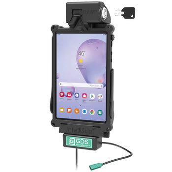 RAM-GDS-DOCKLF-SAM67CU:RAM-GDS-DOCKLF-SAM67CU_1:Locking GDS Cool-Dock™ with USB-C 3.1 for Samsung Tab A 8.4 SM-T307