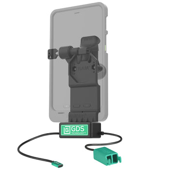 GDS® Uni-Conn™ Left Locking Dock + Dual USB-A with Release Lever