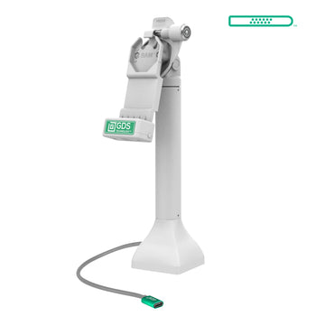 RAM-GDS-DOCKLR-D11-14-U1C-GRY:RAM-GDS-DOCKLR-D11-14-U1C-GRY_1:GDS Uni-Conn™ 14" Locking Pedestal Dock with USB-C - Gray