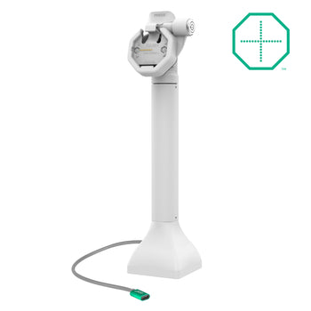 RAM-GDS-DOCKLR-D11-14-U3C-GRY:RAM-GDS-DOCKLR-D11-14-U3C-GRY_1:GDS Uni-Conn™ Powered 14" Locking Pedestal Dock with USB-C - Gray